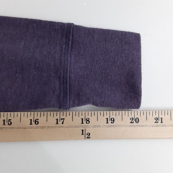 Lululemon In A Cinch Cowl Neck Pullover Purple Reversible Sweatshirt Womens M - Picture 13 of 13